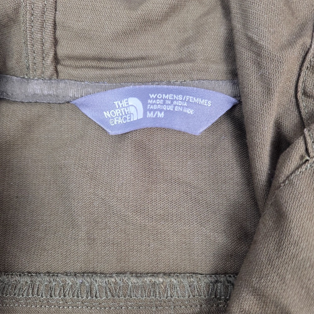The North Face Jacket Womens Medium Green‎ Utility Full Zip Cargo Hooded - Picture 4 of 5